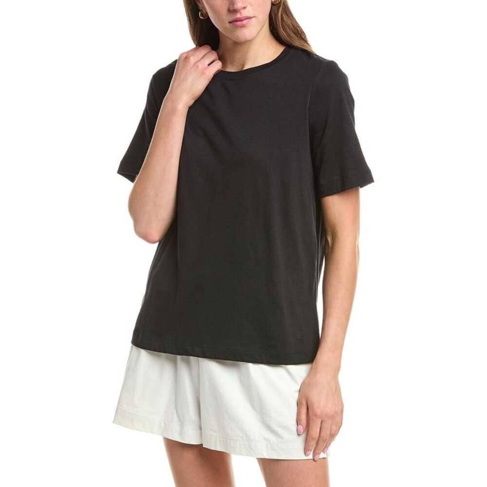 Sweaty Betty Womens  Essential Crewneck T-Shirt, Black